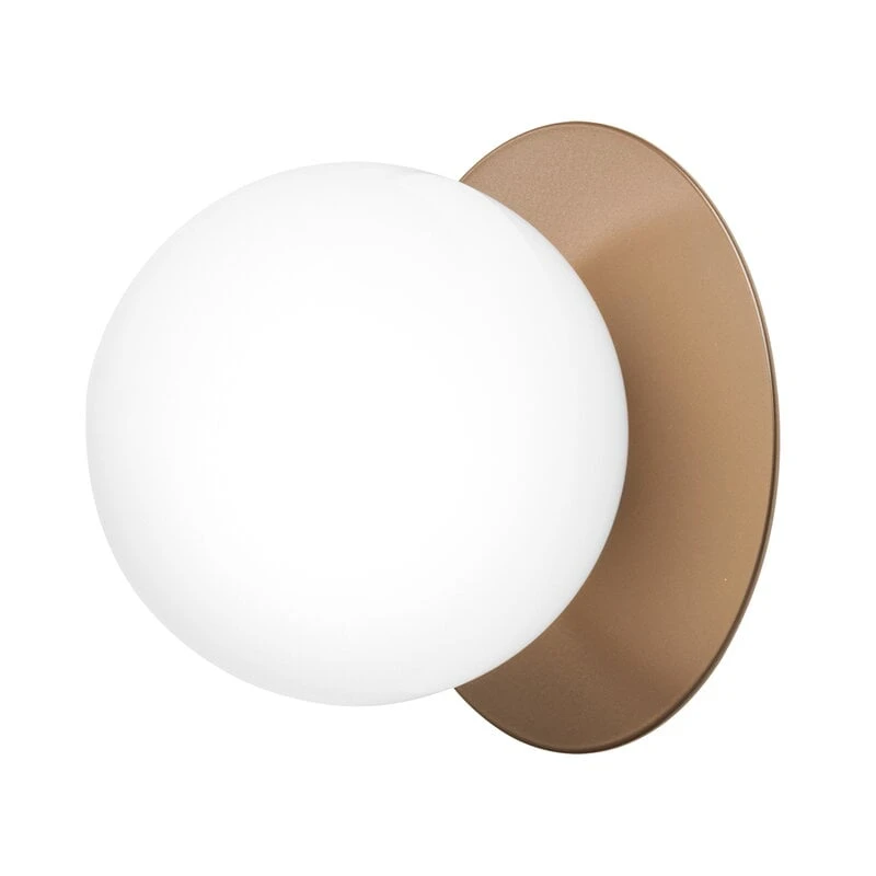 Nuura Liila 1 Seinä/kattovalaisin, Keskikoko, Tumma Pronssi - Opaali