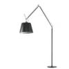Artemide Tolomeo Mega Lattiavalaisin 42 Cm, Alumiini - Musta Satiini