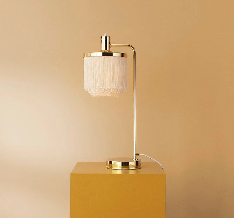 Warm Nordic Fringe Pöytävalaisin, Kermanvalkoinen - Image 3