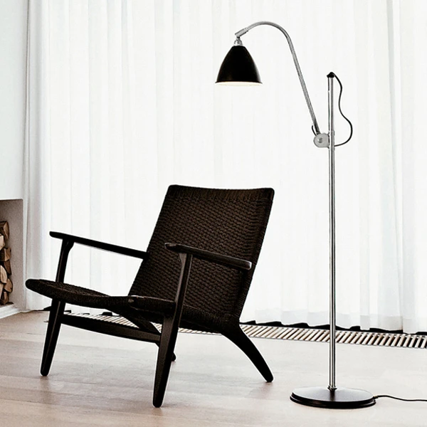 GUBI Bestlite BL3 Lattiavalaisin, S, Kromi - Mattavalkoinen - Image 6