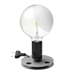 Flos Lampadina Pöytävalaisin, Musta