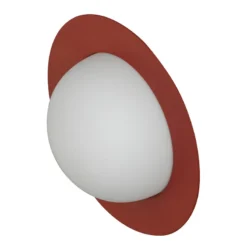 AGO Alley Seinävalaisin, Iso, Tiilenpunainen