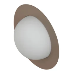 AGO Alley Seinävalaisin, Iso, Harmaanruskea