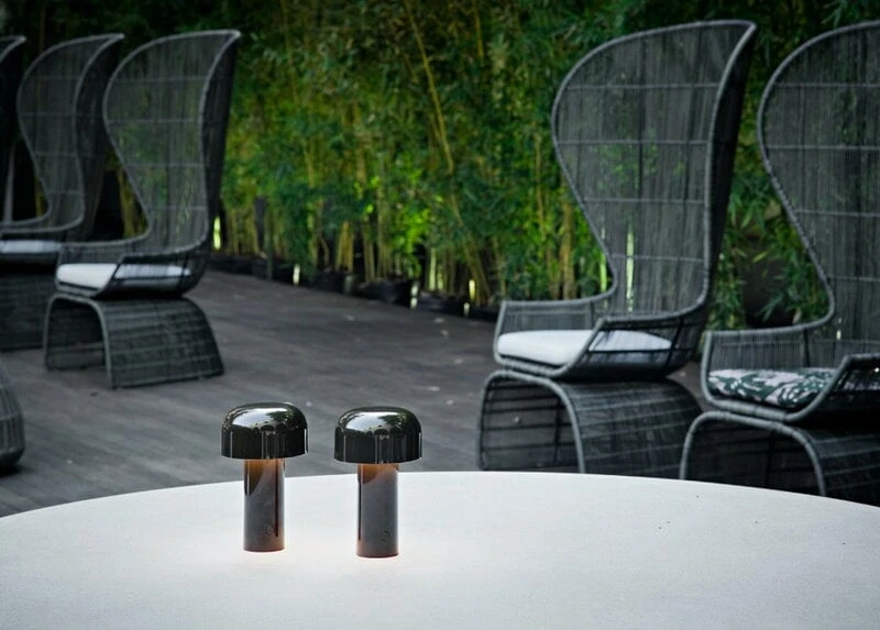 Flos Bellhop Pöytävalaisin, Ruskea - Image 6