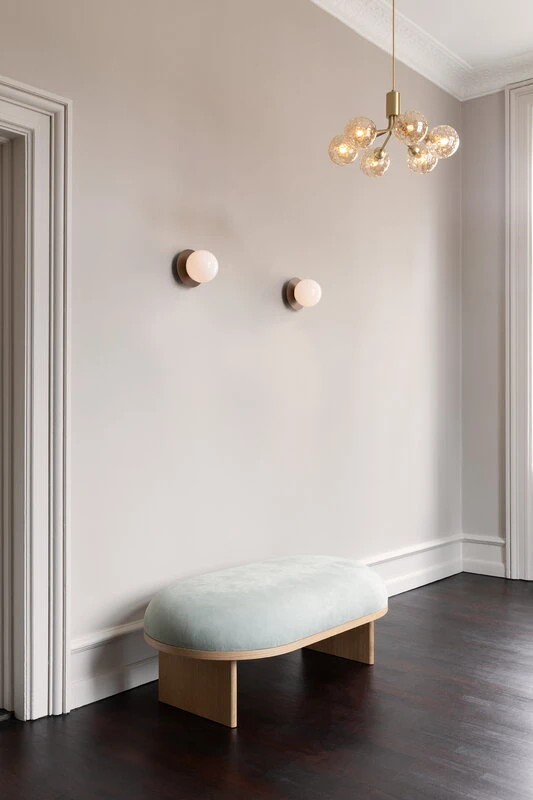 Nuura Liila 1 Seinä/kattovalaisin, Keskikoko, Tumma Pronssi - Opaali - Image 6