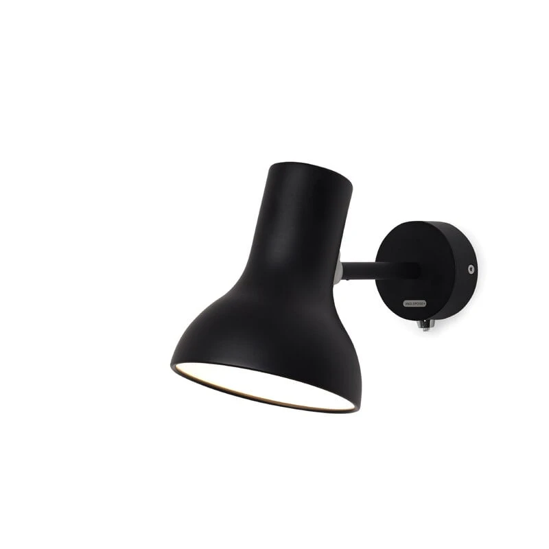 Anglepoise Type 75 Mini Seinävalaisin, Jet Black - Image 3